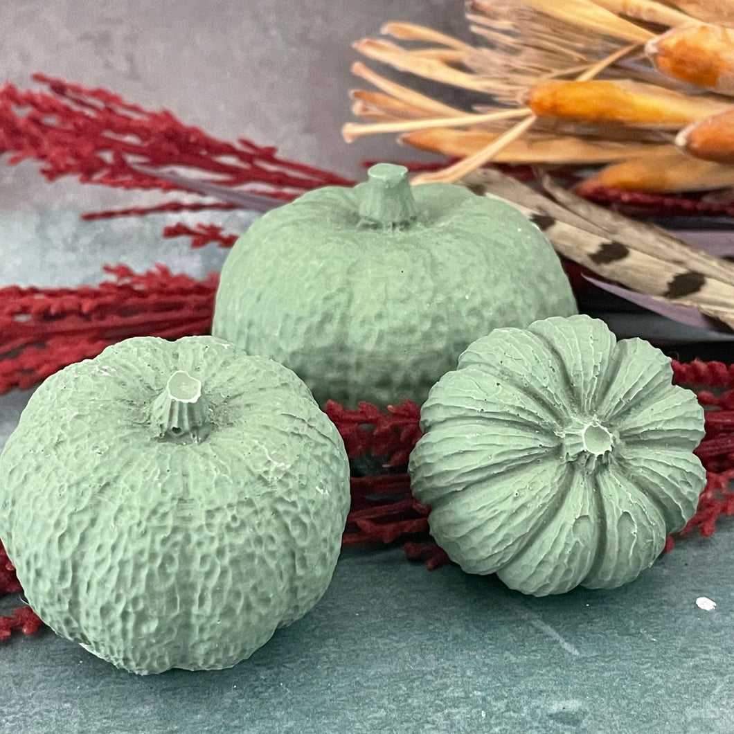 Sage Green Pumpkin Set